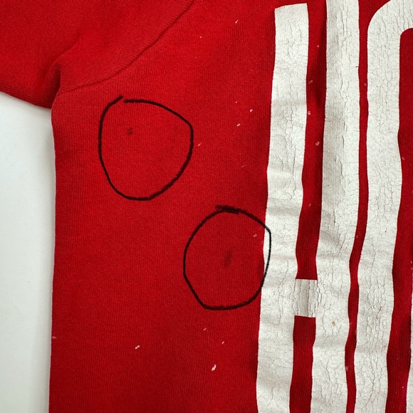 Vintage Christmas Holiday Ugly Sweater Sweatshirt Ho Ho Ho USA XL - Picture 11 of 13